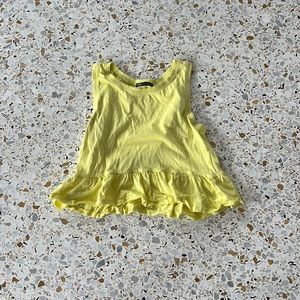 ZARA YELLOW TANK TOP
